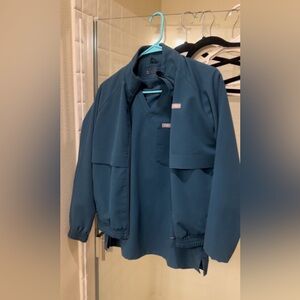 Set of Caribbean blue Figs scrubs: selling together